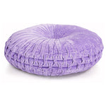 Lavey Velvet Round Throw Pillow