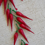 Artificial Small Red Pepper Set of 12