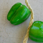 Artificial Green Bell Pepper Set of 12