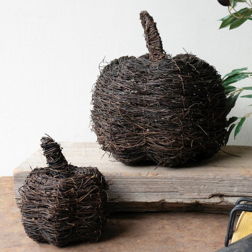 Vine Pumpkin Set of 2