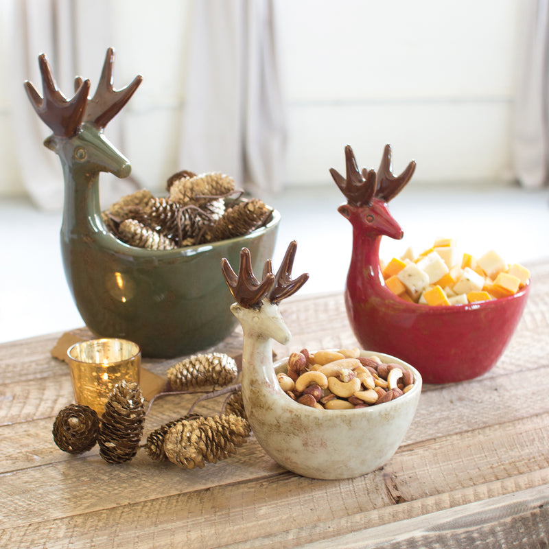 Deer Bowl Set of 3