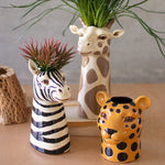 Safari Animal Succulent Planter Set of 3