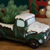 Christmas Truck & House Candle Lantern Set of 2