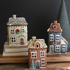 Ceramic Christmas House Set of 3