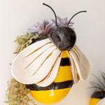 Bees Ceramic Wall Planter Set of 2