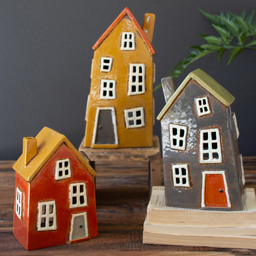 Wonky Ceramic House Set of 3