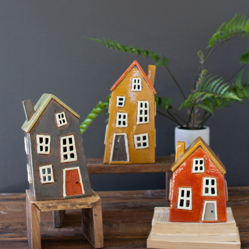 Wonky Ceramic House Set of 3