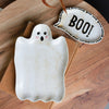 Boo and Ghost Serving Platter Set of 2