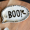 Boo and Ghost Serving Platter Set of 2