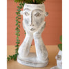 Resin Face Planter Set of 2