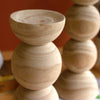 Stacked Ball Candle Holder Set of 2