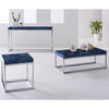 Phillips Collection Agate & Stainless Steel Console Table