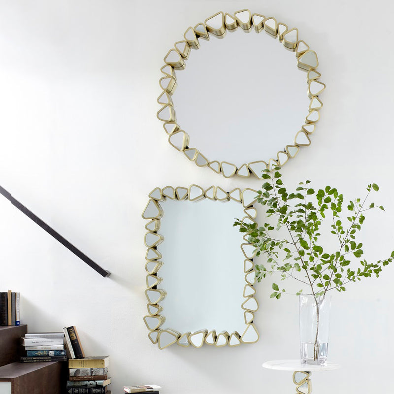 Phillips Collection Rectangle Pebble Wall Mirror