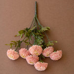 Ball Dahlias Faux Plant Stem Bundle Set of 6