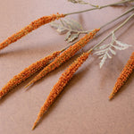 Wheat Flower Spray Faux Plant Stem Set of 6