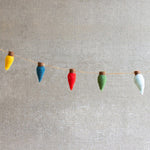 Christmas Bulb Felt Garland Set of 2