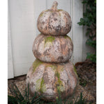 Stacked Pumpkin Concrete Statue