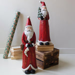 Santa Sculpture Set of 2