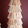 Fir Wood Petal Christmas Tree Set of 2