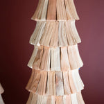 Fir Wood Petal Christmas Tree Set of 2