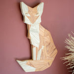 Fox Wood Block Wall Art