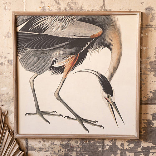 Crane Framed Print