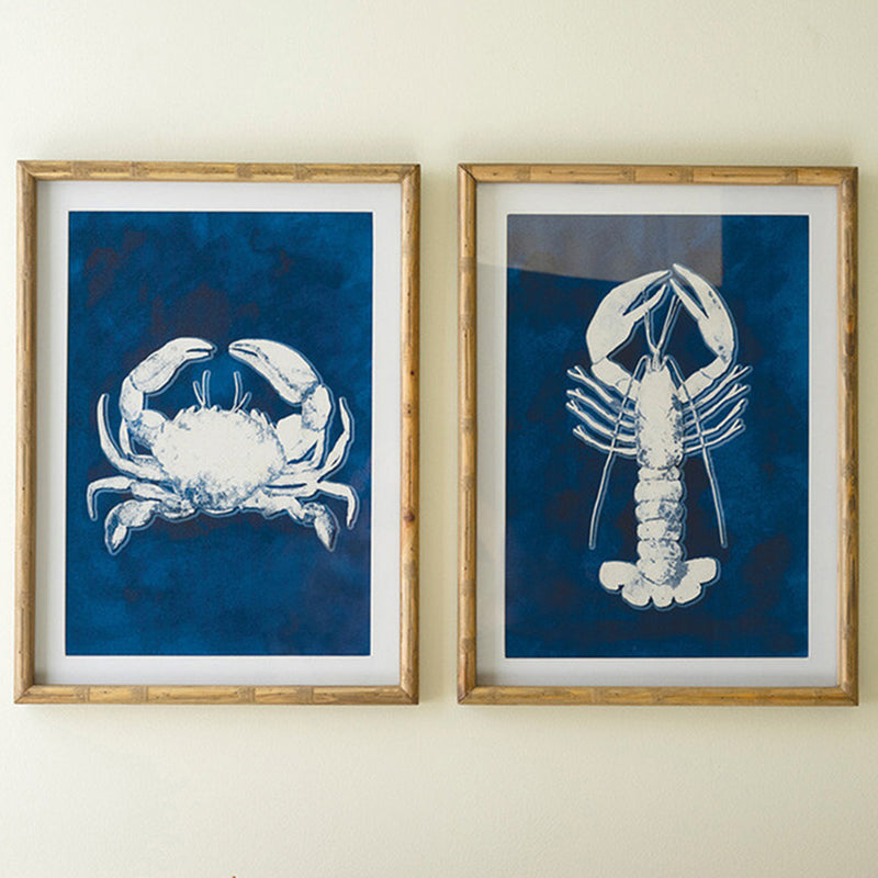 Crustation Prints Under Glass Set of 2