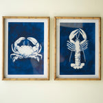 Crustation Prints Under Glass Set of 2