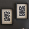 Fruit Black and White Framed Artwork Set of 2