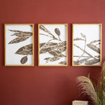 Olive Branch Triptych Artwork Set of 3