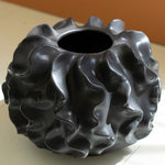 Coral Black Ceramic Vase