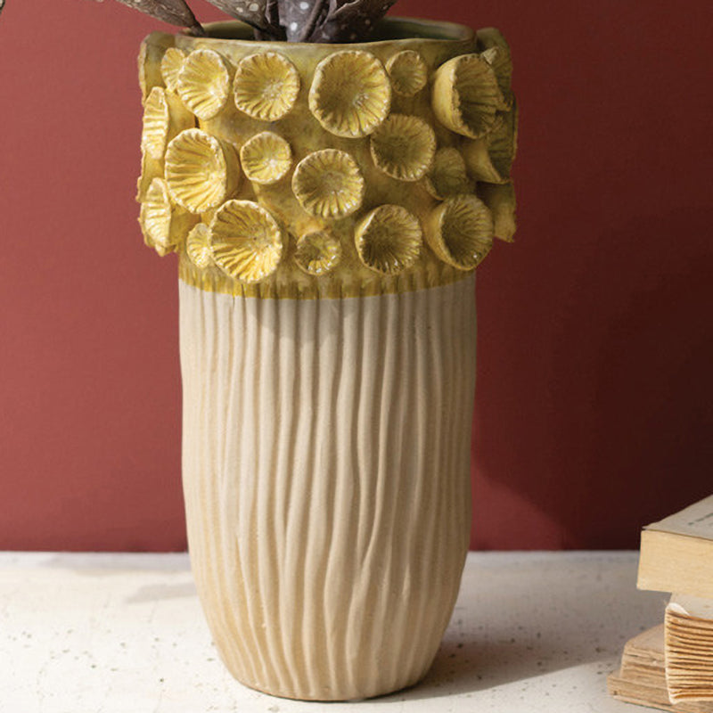 Yellow Flower Vase