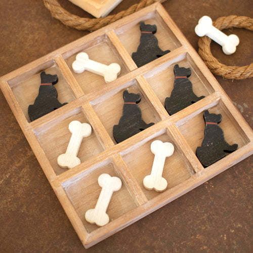 Dog & Bone Tic Tac Toe Game