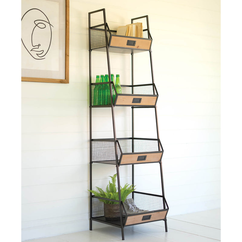 Label Holder Storage Shelf