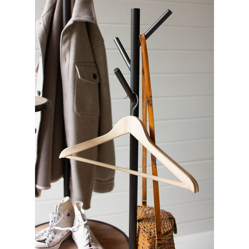 Round Shelf Coat Rack