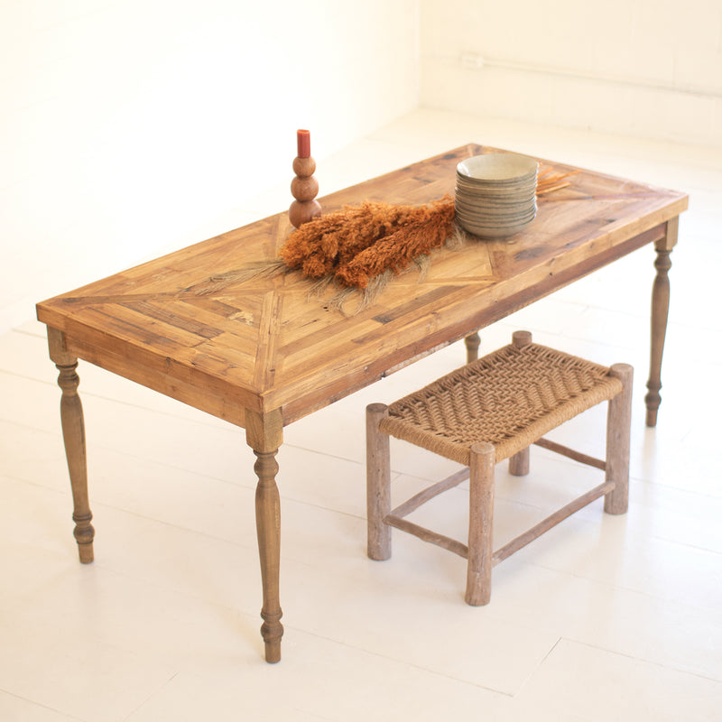 Recycled Wood Dining Table