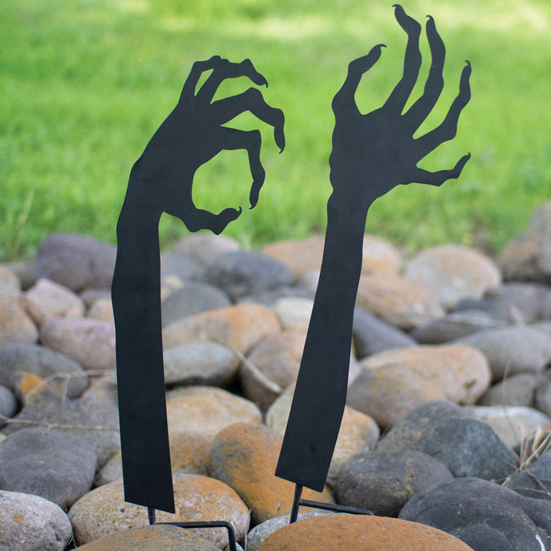 Witch Arms Yard Stake Set of 2