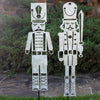 Nutcracker Galvanized Metal Yard Art Set of 2