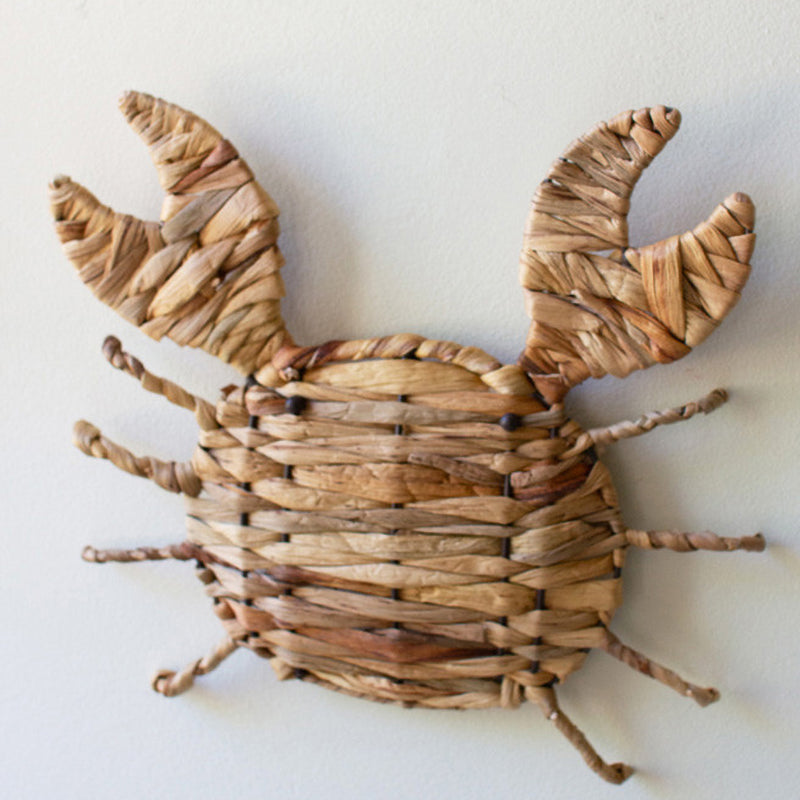 Seagrass Crab and Lobster Wall Hanging Set of 2