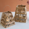 Seagrass Candle Lantern Set of 2