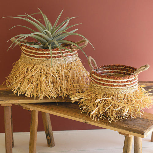 Seagrass Decorative Basket Set of 2