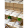 Oval Rattan Wall Shelf