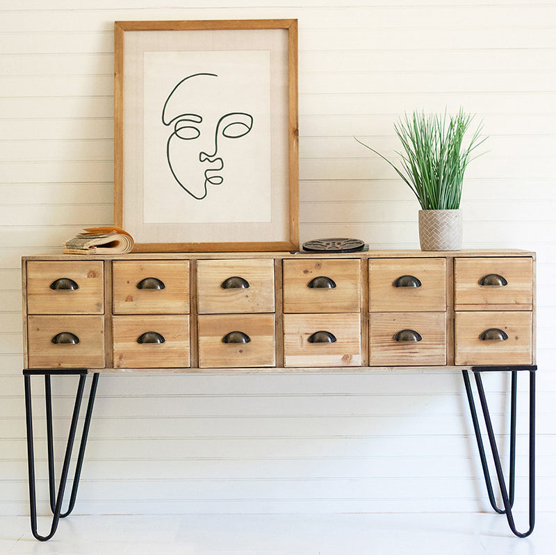 Hairpin Console Table