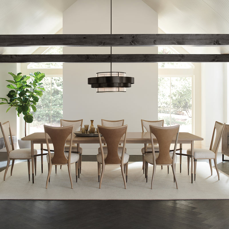 Caracole Here To Accommodate Expandable Dining Table