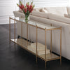 Caracole Perfection New Gold Console Table