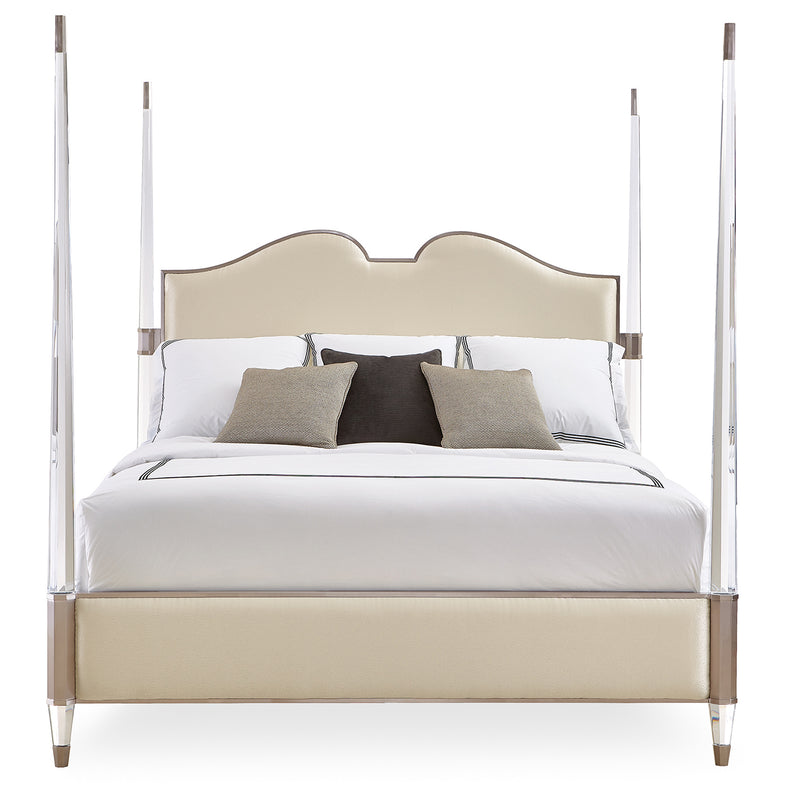 Caracole The Post Is Clear King Bed