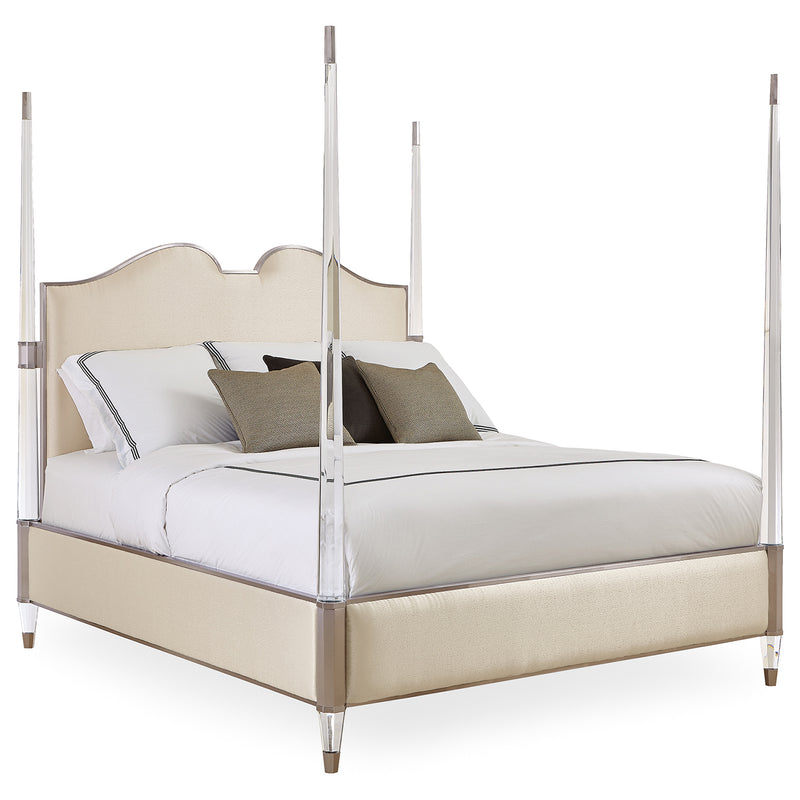 Caracole The Post Is Clear King Bed