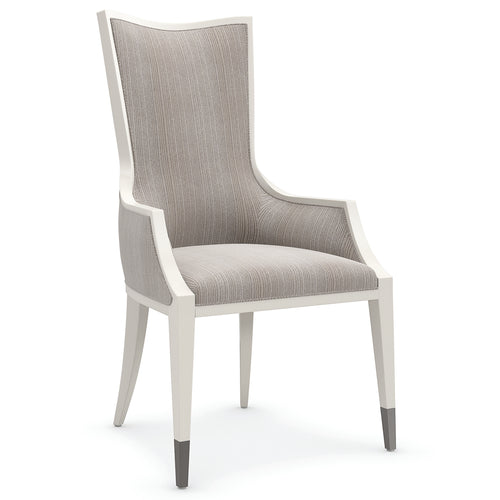 Caracole Lady Grey Arm Chair