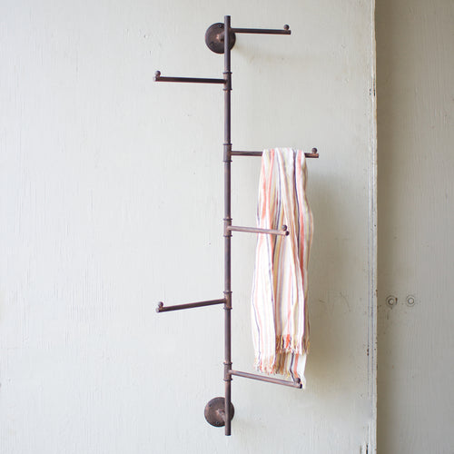 Rustic Wall Swivel Coat Rack