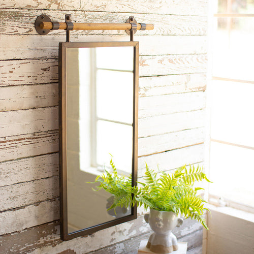 Dowel Hanger Wall Mirror